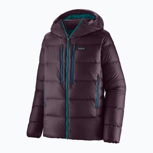 Kurtka puchowa męska Patagonia Fitz Roy Down Hoody obsidian plum