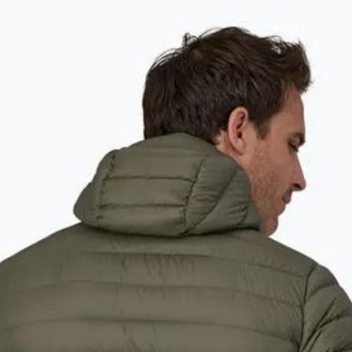Kurtka puchowa męska Patagonia Down Sweater Hoody basin green