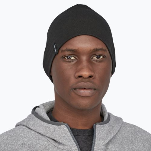 Czapka zimowa Patagonia Overlook Merino Wool Liner Beanie black