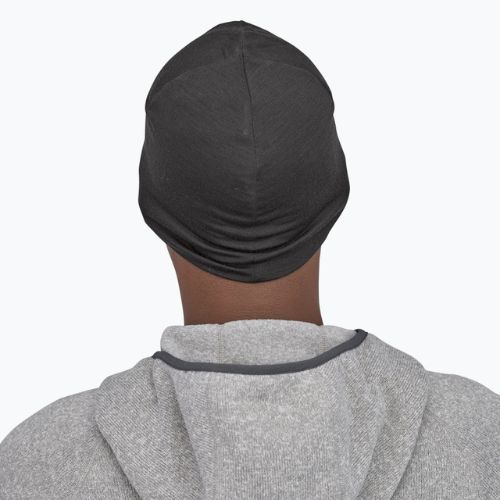 Czapka zimowa Patagonia Overlook Merino Wool Liner Beanie black