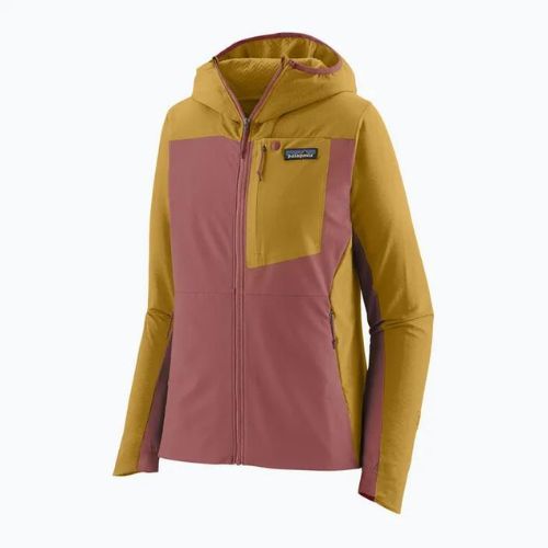 Kurtka softshell damska Patagonia R1 CrossStrata Hoody burl red