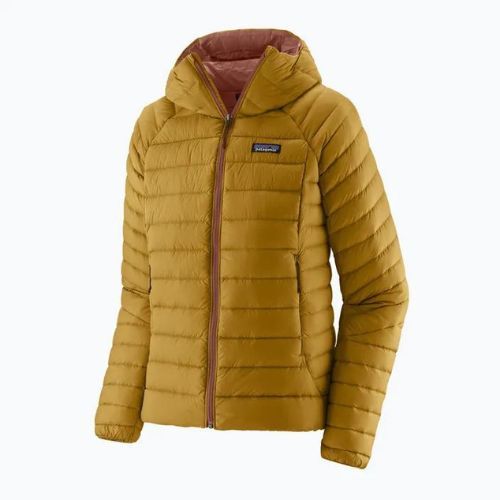 Kurtka puchowa damska Patagonia Down Sweater Hoody cosmic gold