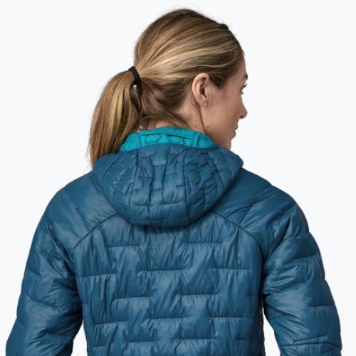 Kurtka ocieplana damska Patagonia Micro Puff Hoody lagom blue
