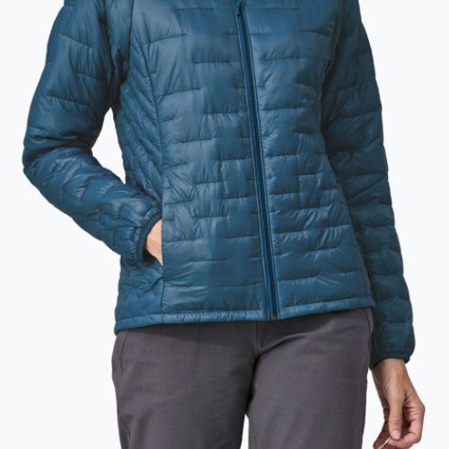 Kurtka ocieplana damska Patagonia Micro Puff Hoody lagom blue