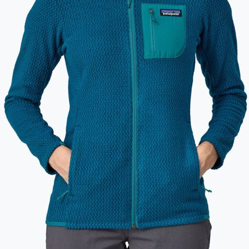 Bluza trekkingowa damska Patagonia R1 Air Full-Zip lagom blue