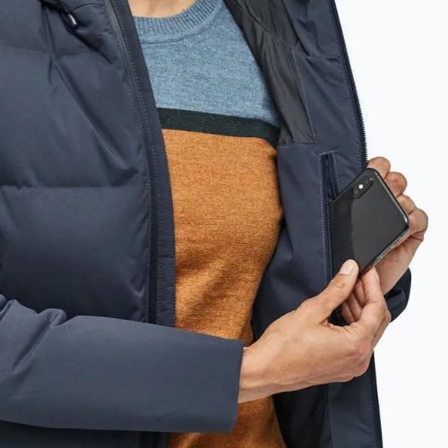 Płaszcz puchowy damski Patagonia Jackson Glacier Parka smolder blue