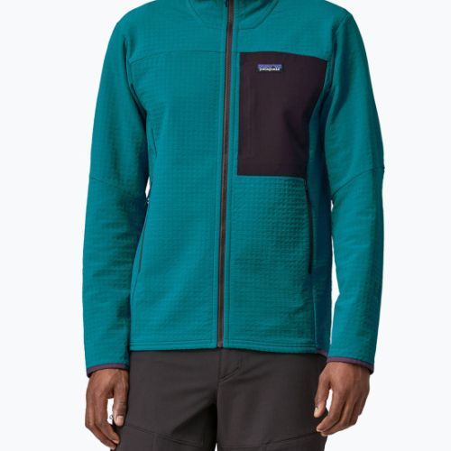 Kurtka softshell męska Patagonia R2 TechFace belay blue