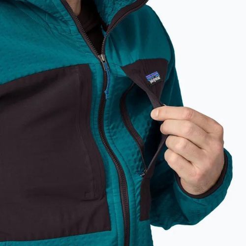 Kurtka softshell męska Patagonia R2 TechFace Hoody belay blue