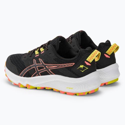 Buty do biegania damskie ASICS Trabuco Terra 2 black/sun coral