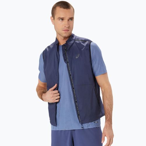 Bezrękawnik do biegania męski ASICS Metarun Packable Gilet thunder blue