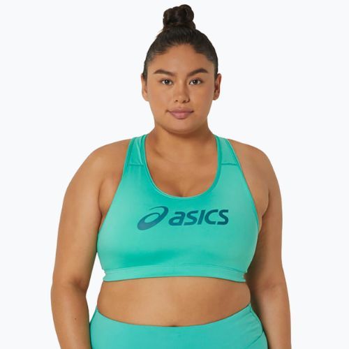 Biustonosz treningowy ASICS Core Logo aurora green/rich teal