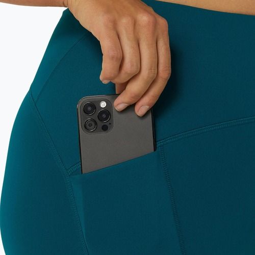 Legginsy do biegania damskie ASICS Road High Waist rich teal