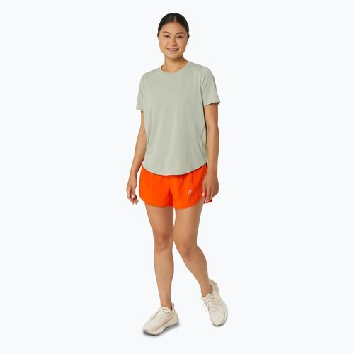 Koszulka do biegania damska ASICS Road Top olive grey