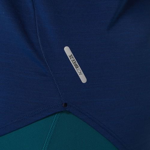 Koszulka do biegania damska ASICS Road Top blue expanse