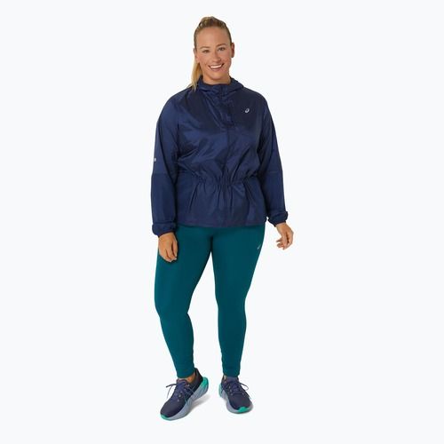 Kurtka do biegania damska ASICS Nagino Run Packable blue expanse