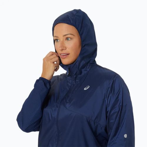 Kurtka do biegania damska ASICS Nagino Run Packable blue expanse