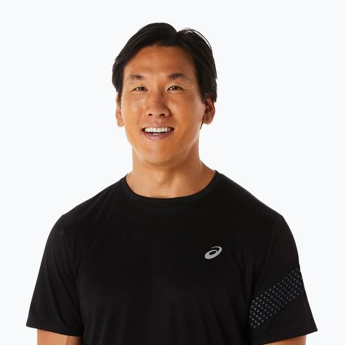 Koszulka do biegania męska ASICS Icon Top performance black/carrier grey