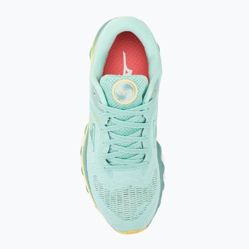 Buty do biegania damskie Mizuno Wave Sky 7 eggshell blue/white/sunshine
