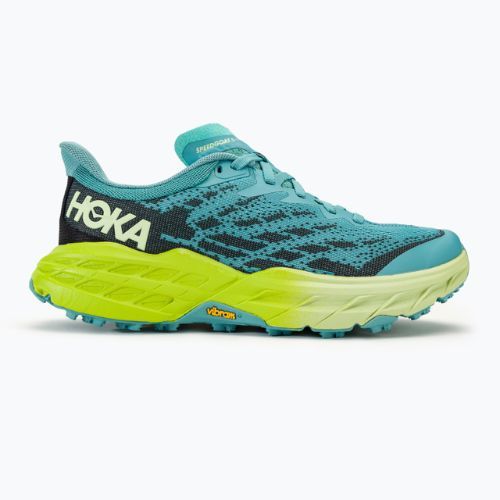 Buty do biegania damskie HOKA Speedgoat 5 coastal shade/green glow