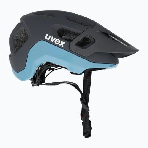 Kask rowerowy UVEX React deep space/azure matt