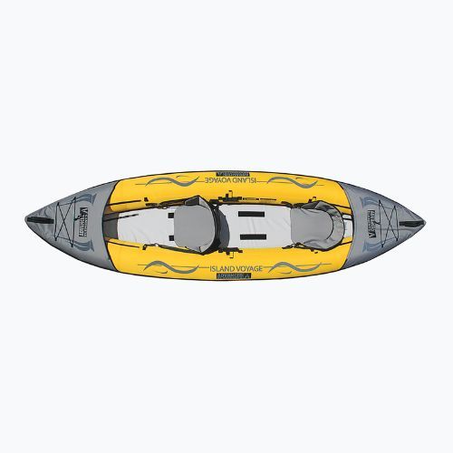 Kajak pompowany 2-osobowy Advanced Elements Island Voyager 2 340 cm yellow/grey