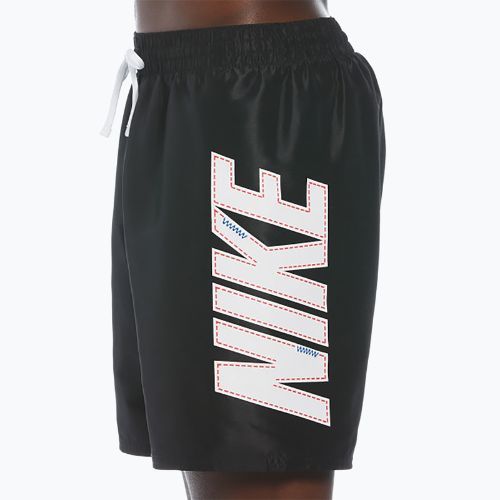 Szorty kąpielowe męskie Nike Big Block 7" Volley black