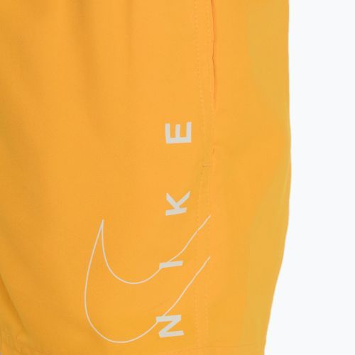 Szorty kąpielowe dziecięce Nike Split Logo 4" Volley laser orange