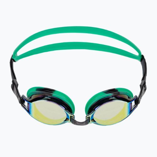 Okulary do pływania dziecięce Nike Chrome Mirrored green shock