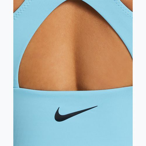 Strój pływacki jednoczęściowy damski Nike Hydralock Fusion Inclusive aquarius blue