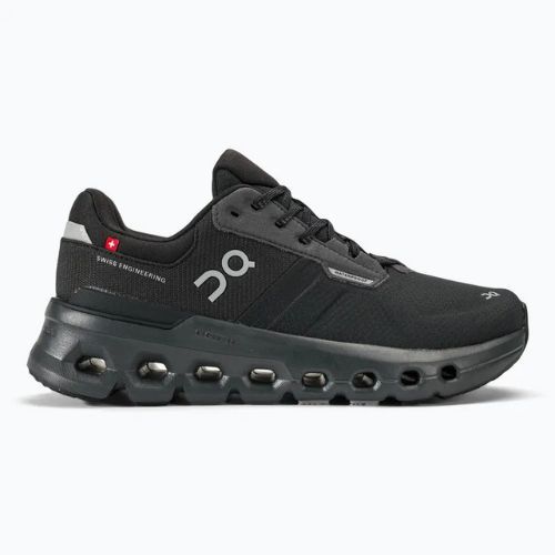 Buty do biegania damskie On Cloudrunner 2 Waterproof magnet/black