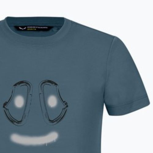 Koszulka trekkingowa dziecięca Salewa Graphic Dry java blue