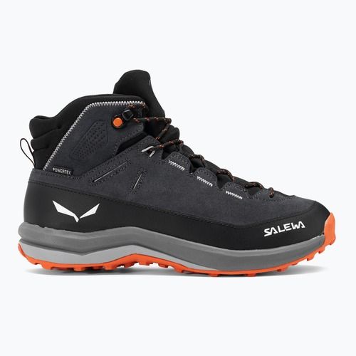 Buty trekkingowe dziecięce Salewa MTN Trainer 2 Mid PTX onyx/alloy