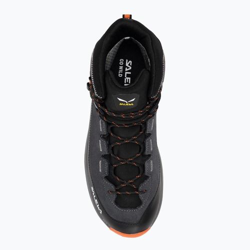 Buty trekkingowe dziecięce Salewa MTN Trainer 2 Mid PTX onyx/alloy
