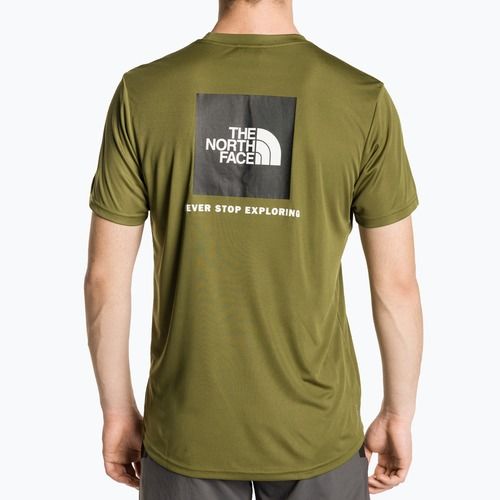 Koszulka treningowa męska The North Face Reaxion Red Box forest olive