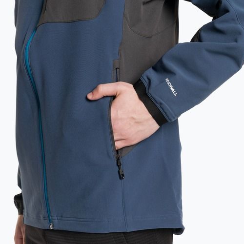 Kurtka softshell męska The North Face AO Softshell Hoodie shady blue/asphalt grey