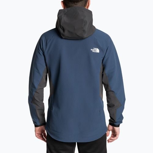 Kurtka softshell męska The North Face AO Softshell Hoodie shady blue/asphalt grey