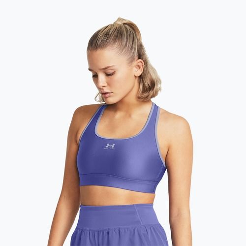 Biustonosz treningowy Under Armour Authentics Mid Paddles starlight/ celeste/celeste