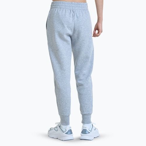 Spodnie damskie Under Armour Rival Fleece Joggers mod gray light heather/white