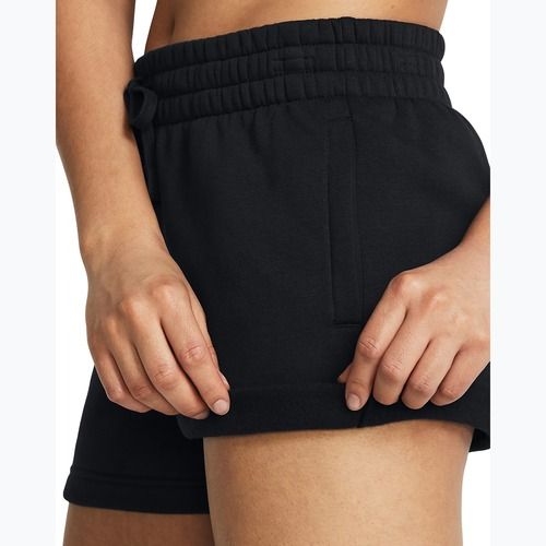 Spodenki treningowe damskie Under Armour Rival Fleece black/white