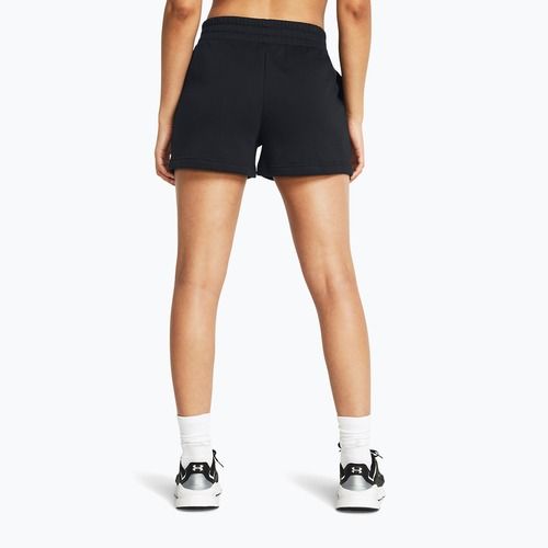 Spodenki treningowe damskie Under Armour Rival Fleece black/white