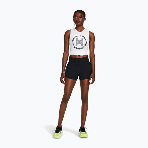 Spodenki do biegania damskie Under Armour Run Anywhere black/black/white