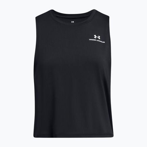 Top treningowy damski Under Armour Rush Energy Crop Tank black/white