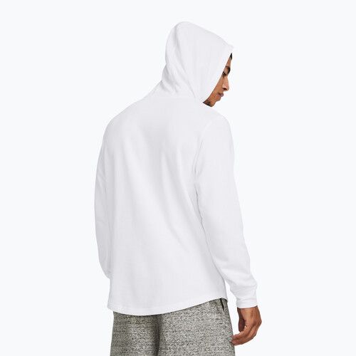Bluza męska Under Armour Rival Terry Graphic Hood white/black