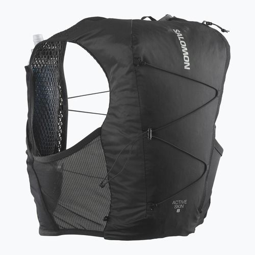 Kamizelka do biegania Salomon Active Skin 8 Set black/metal
