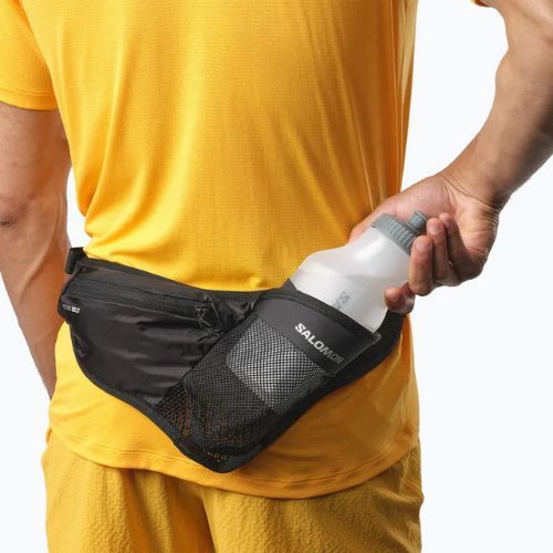 Pas do biegania Salomon Active Belt 3D Bottle black