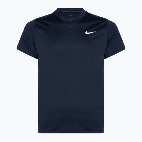 Koszulka tenisowa męska Nike Court Dri-FIT Victory obsidian/obsidian/white