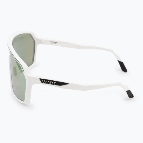 Okulary przeciwsłoneczne Rudy Project Spinshield white matte /multilaser green