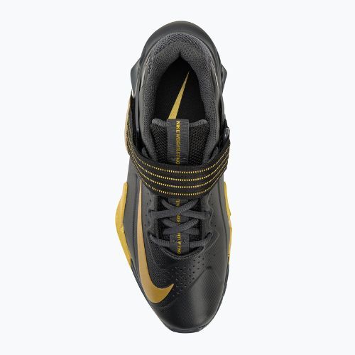 Buty do podnoszenia ciężarów Nike Savaleos black/met gold antgracite infinite gold