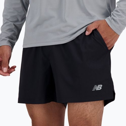 Spodenki męskie New Balance AC Seamless 5" Lined black