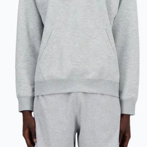 Bluza męska New Balance Stacked Logo French Terry Hoodie athletic grey